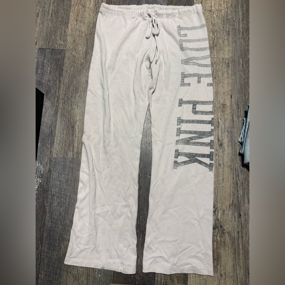 PINK Victoria's Secret Cream Joggers